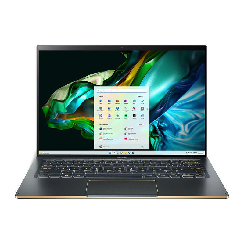 Acer Swift 14 SF14-71T-729N | Intel® Core™ i7-13700H Processor, 16GB Onboard LPDDR5 RAM, 1TB PCIe NVMe Gen4 SSD, 14&quot; 2.5K WQXGA IPS Touch, Intel® Iris® Xe Graphics, Windows 11 Home SL, Mist Green