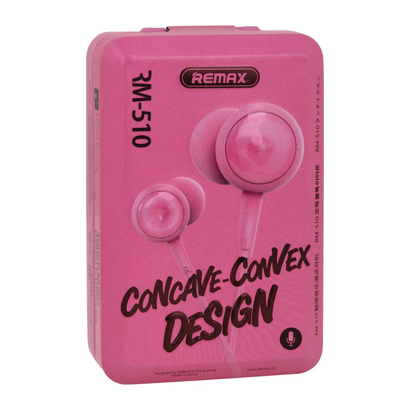 REMAX Wired Earphone RM-510 - Pink