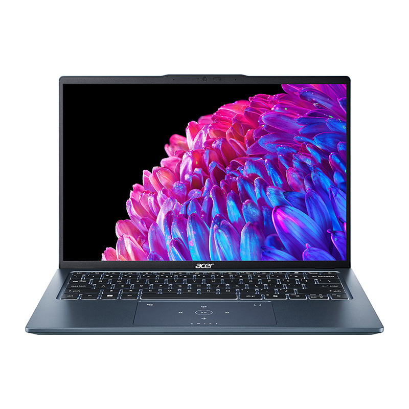 Acer Swift GO 14 SFG14-73-726N AI PC Laptop | Intel® Core™ Ultra 7 155H Processor, 16GB LPDDR5X RAM, 1TB PCIe NVMe SSD, 14&quot; CineCrystal™ OLED WQXGA+ (2880 x 1800) 90Hz, Intel® Arc™ Graphics, Windows 11 Home, Frost Blue