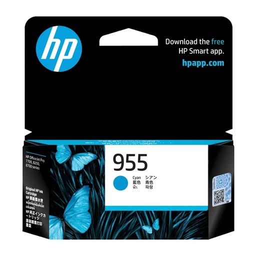 [CTG1698] HP 955 Cyan Original Ink Cartridge (L0S51AA)