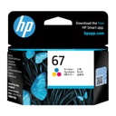 HP 67 Tri-color Original Ink Cartridge (3YM55AA)