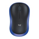 Logitech M185 Compact Wireless Mouse - Blue (910-002502)