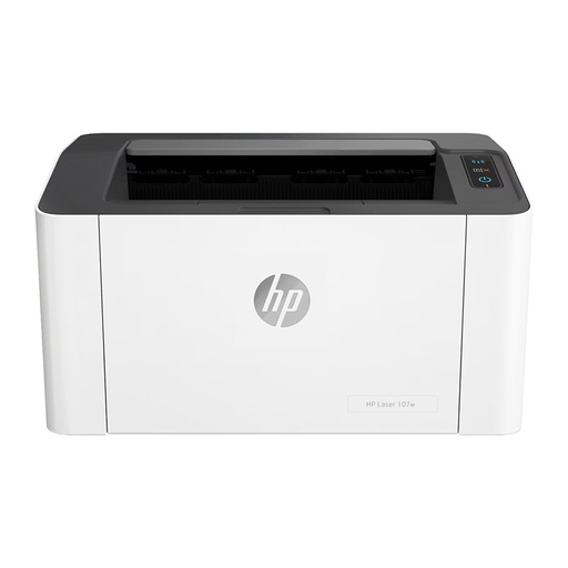 [PRT1032] HP Laser Printer 107w (106A Toner) | Functions: Print, Print Speed (Black): Up to 20 ppm, Print Resolution: Up to 1,200 x 1,200 dpi, Paper Input: Up to 150 sheets, Connectivity:Hi-Speed USB 2.0 port+Wireless 802.11 b/g/n, Replacement toner: HP 106A