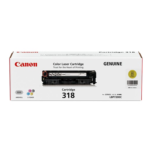 [TON1018] CANON 318 YELLOW TONER