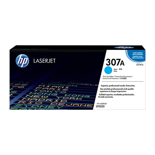 [TON1059] HP 307A CE741A Cyan Original LaserJet Toner