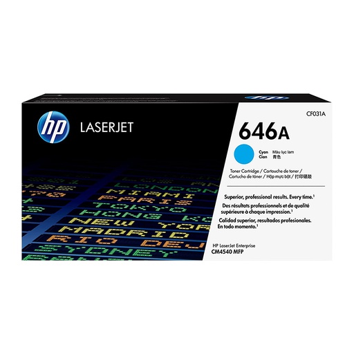 [TON1070] HP 646A CF031A CYAN TONER