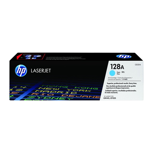 [TON1526] HP 128A CE321A Cyan Original LaserJet Toner