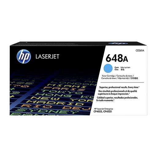 [TON1547] HP 648A CE261A Cyan Original LaserJet Toner Cartridge