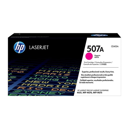 [TON1607] HP 507A CE403A Magenta Original LaserJet Toner Cartridge