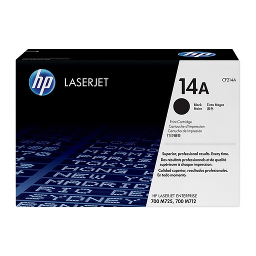 [TON1678] HP 14A CF214A Black Original LaserJet Toner Cartridge