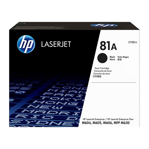 [TON1740] HP 81A CF281A Black Original LaserJet Toner Cartridge