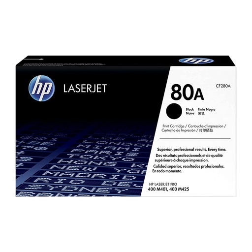 [TON1784] HP 80A CF280A Black Original LaserJet Toner Cartridge