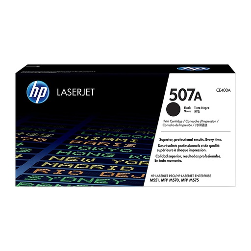 [TON1791] HP 507A CE400A Black Original LaserJet Toner Cartridge