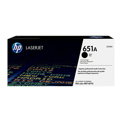 [TON1862] HP 651A CE340A BLACK TONER