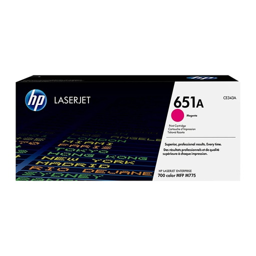 [TON1865] HP 651A CE343A MAGENTA TONER