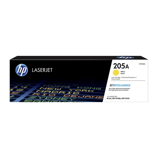 [TON1868] HP 205A CF532A Yellow Original LaserJet Toner Cartridge