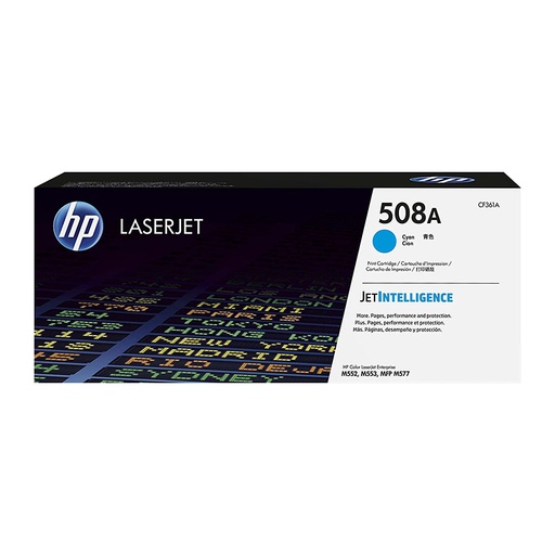 [TON1875] HP 508A CF361A Cyan Original LaserJet Toner Cartridge