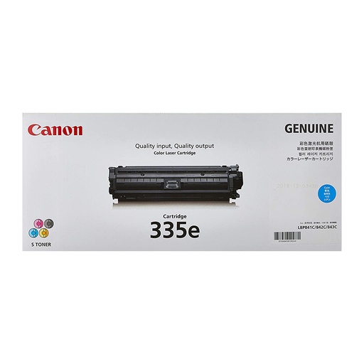 [TON1912] CANON 335E CYAN GENUINE TONER