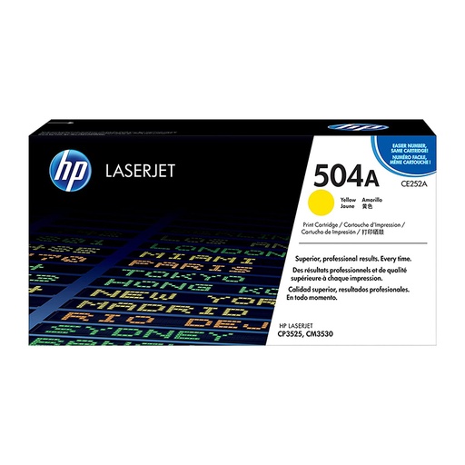 [TON1938] HP 504A CE252A YELLOW GENUINE TONER