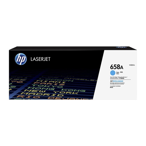 [TON1994] HP 658A W2001A Cyan Original LaserJet Toner Cartridge