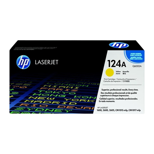 [TON415] HP 124A Q6002A YELLOW TONER