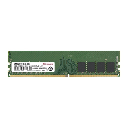 [RAM751] Transcend 8GB DDR4 3200MHz Desktop RAM