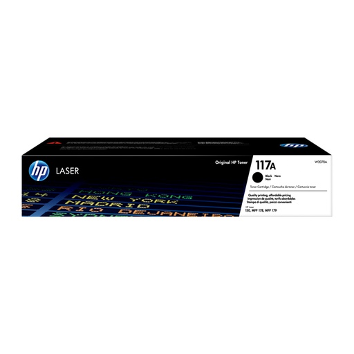 [TON2015] HP 117A W2070A Black Laser Toner Cartridge