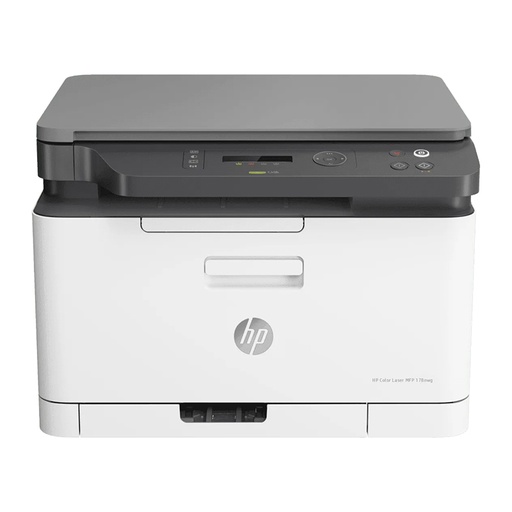 [PRT1072] HP Color LaserJet MFP 178nw (4ZB96A) - Print, Scan and Copy; Print speed up to 19 ppm (black) and 4 ppm (color); Wi-Fi, Ethernet; HP 117A Toner CYMK