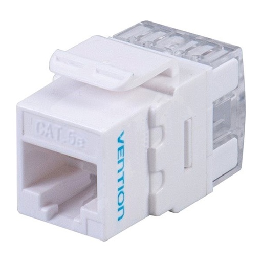 [UTP141] Vention® Cat.6 UTP Keystone Jack White Plastic Type (IPDW0)