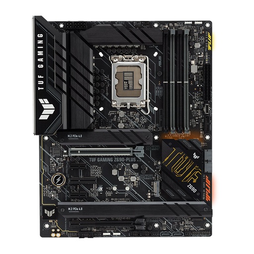 [MBD639] Asus TUF Gaming Z690-Plus ATX Motherboard - WiFi D4 LGA1700(Intel 12th Gen) (PCIe 5.0, DDR4,4xM.2/NVMe SSD,14+2 power stages,WiFi 6,2.5Gb LAN,front USB 3.2 Gen 2 Type-C,Thunderbolt 4,ARGB headers)