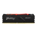 Kingston FURY Beast RGB 16GB (2x8GB) DDR4 3600MHz CL17 DIMM KF436C17BBAK2/16 RAM