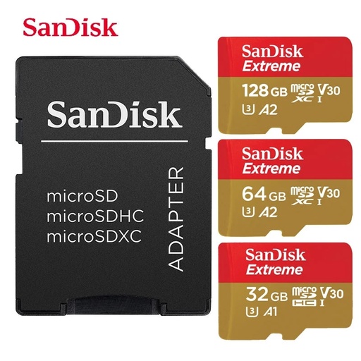 [MEM111] SanDisk Extreme microSDXC UHS-1 Card with adapter 64GB