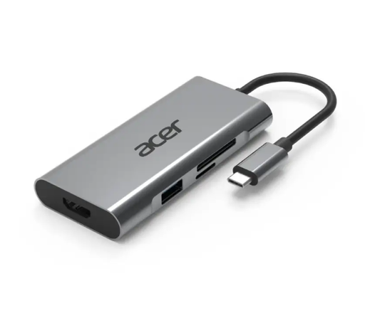 [HUB244] Acer USB Type-C 7-in-1 Mini Dock Silver