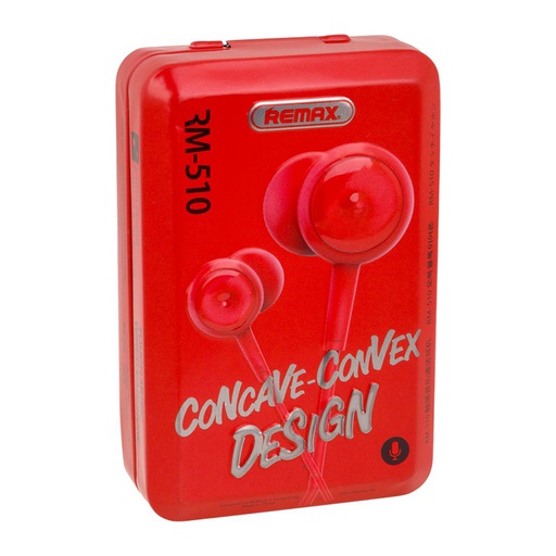 [ERP459] REMAX Wired Earphone RM-510 - Red