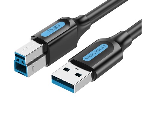 [CBL42163] Vention® USB 3.0 A Male to B Male Cable 3M Black (COOBI)