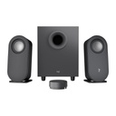 Logitech Z407 2.1 Bluetooth Computer Speakers with Subwoofer - Grey (980-001351)