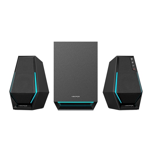 [SP42277] Edifier HECATE G1500 MAX 2.1 Computer Speakers System with Subwoofer - 60W, Line Out, RGB Light, Bluetooth 5.3, USB, Type-C, 3.5mm AUX Input, Black